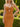Cut Front Crystal Lace Up Long Mermaid Prom Dress With Bows - Orange