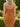 Cut Front Crystal Lace Up Long Mermaid Prom Dress With Bows - Orange