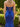 Cut Front Crystal Lace Up Long Mermaid Prom Dress With Bows - Royal Blue