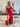 Crystal Bodice Mermaid Prom Dress With Slit - Red