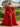 Luxury Removable Sleeves Crystal Mermaid Long Prom Dress - Red