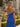 Luxury Crystal Ruffle Removable Off Shoulder Long Mermaid Prom Dress in Royal Blue