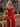Luxury Crystal Ruffle Removable Off Shoulder Long Mermaid Prom Dress in Red