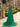Luxury Crystal Ruffle Removable Off Shoulder Long Mermaid Prom Dress in Emerald Green