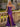 Cut Front Crystal Bodice Long Mermaid Prom Dress in Purple