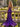 Cut Front Crystal Bodice Long Mermaid Prom Dress in Purple