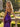 Cut Front Crystal Bodice Long Mermaid Prom Dress in Purple