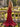 Cut Front Crystal Bodice Long Mermaid Prom Dress in Crimson