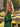 Cut Front Crystal Bodice Long Mermaid Prom Dress in Emerald Green