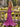 Cut Front Crystal Bodice Long Mermaid Prom Dress in Hot Pink
