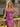 Cut Front Crystal Bodice Long Mermaid Prom Dress in Hot Pink