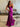 Hand Made Flowers Boned Strapless Mermaid Prom Dress With Drop - Purple