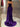 Strapless Ruched Bodice Mermaid Prom Dress With Drop - Purple