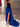Strapless Ruched Bodice Mermaid Prom Dress With Drop - Royal Blue