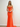 Strapless 3D Flower Cut Front Beading Pleated Bodice Mermaid Prom Dress - Orange