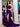 Cut Waist Sparkly Beading Illusion Ruched Bodice Long Mermaid Prom Dress With Slit - Purple