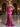 Sparkly Beading Lace Up Ruched Illusion Mermaid Bodice Long Prom Dress With Slit - Hot Pink