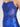 Sparkly Embroidery Strapless Illusion Lace Up Mermaid Long Prom Dress With Slit - Royal Blue