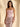 Sparkly Beading Big Bow Floral Long Mermaid Prom Dress With Drop Train in Pink Floral