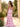 Ruched Pleated Ruffle Lace Up Bodice Long Mermaid Prom Dress in Pink