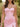 Ruched Pleated Ruffle Lace Up Bodice Long Mermaid Prom Dress in Pink