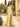 Ruched Pleated Ruffle Lace Up Bodice Long Mermaid Prom Dress in Yellow