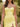 Ruched Pleated Ruffle Lace Up Bodice Long Mermaid Prom Dress in Yellow