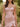 Ruched Pleated Ruffle Lace Up Bodice Long Mermaid Prom Dress in Blush Pink