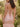 Ruched Pleated Ruffle Lace Up Bodice Long Mermaid Prom Dress in Blush Pink