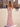 Hot Fix Crystal Ruched Bust Long Mermaid Prom Dress With Slit - Light Pink