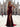 Two Pieces Ruched Bust Pleated Backless Long Mermaid Prom Dress With Slit - Deep Burgundy