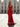 Two Pieces Ruched Bust Pleated Backless Long Mermaid Prom Dress With Slit - Red