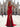 Two Pieces Ruched Bust Pleated Backless Long Mermaid Prom Dress With Slit - Red