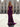 Two Pieces Ruched Bust Pleated Backless Long Mermaid Prom Dress With Slit - Plum