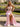 Strapless Sparkly Hot Fix Illusion Long Mermaid Prom Dress With Split in Pink