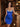 Sweetheart Neck Sparkly Crystal Bodice Mini Sheath Hoco Summer Dress in Royal Blue