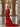 Bow Waist Spaghetti Strap Ruffle Mermaid Prom Dress With Slit - Red