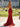 Deep V-Neck Crystal Mermaid Prom Dress in Red