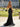Deep V-Neck Crystal Mermaid Prom Dress in Black