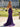 Deep V-Neck Crystal Mermaid Prom Dress in Purple
