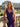 Deep V-Neck Crystal Mermaid Prom Dress in Purple