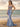 Spaghetti Strap Illusion Ruched Beading Bodice Mermaid Prom Dress - Blue