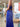 Two Pieces Sparkly Beading Illusion Bodice Mermaid Prom Dress With Slit - Royal Blue