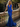 Halter Bow Back Bodice Pleated Long Mermaid Prom Dress in Royal Blue