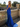 Halter Bow Back Bodice Pleated Long Mermaid Prom Dress in Royal Blue