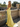 Halter Bow Back Bodice Pleated Long Mermaid Prom Dress in Yellow