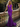 Halter Bow Back Bodice Pleated Long Mermaid Prom Dress in Purple