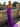 Halter Bow Back Bodice Pleated Long Mermaid Prom Dress in Purple