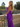 Halter Bow Back Bodice Pleated Long Mermaid Prom Dress in Purple