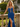 Sparkly Beading Cut Front Lace Up Ruched Bodice Long Mermaid Prom Dress in Roya Blue